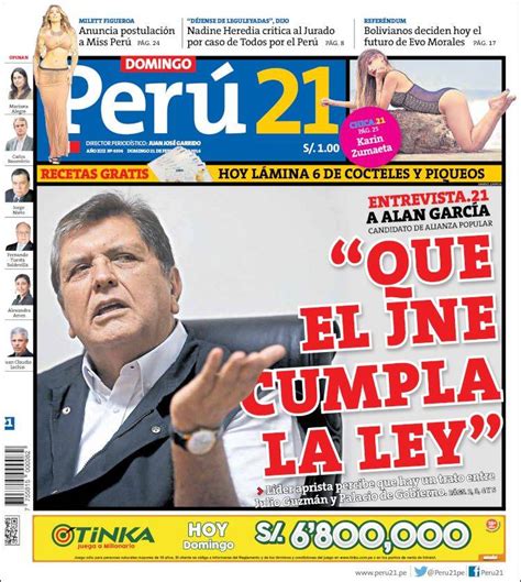 diario peru21 de hoy